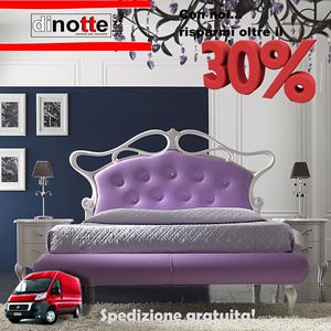 Immagine di LETTO NAXOS LEGNO PELLE