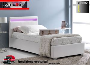 Di Notte Store. LETTO IMBOTTITO SILVIA SINGOLO CON CONTENITORE E ... Di Notte Store. LETTO IMBOTTITO SILVIA SINGOLO CON CONTENITORE E ...