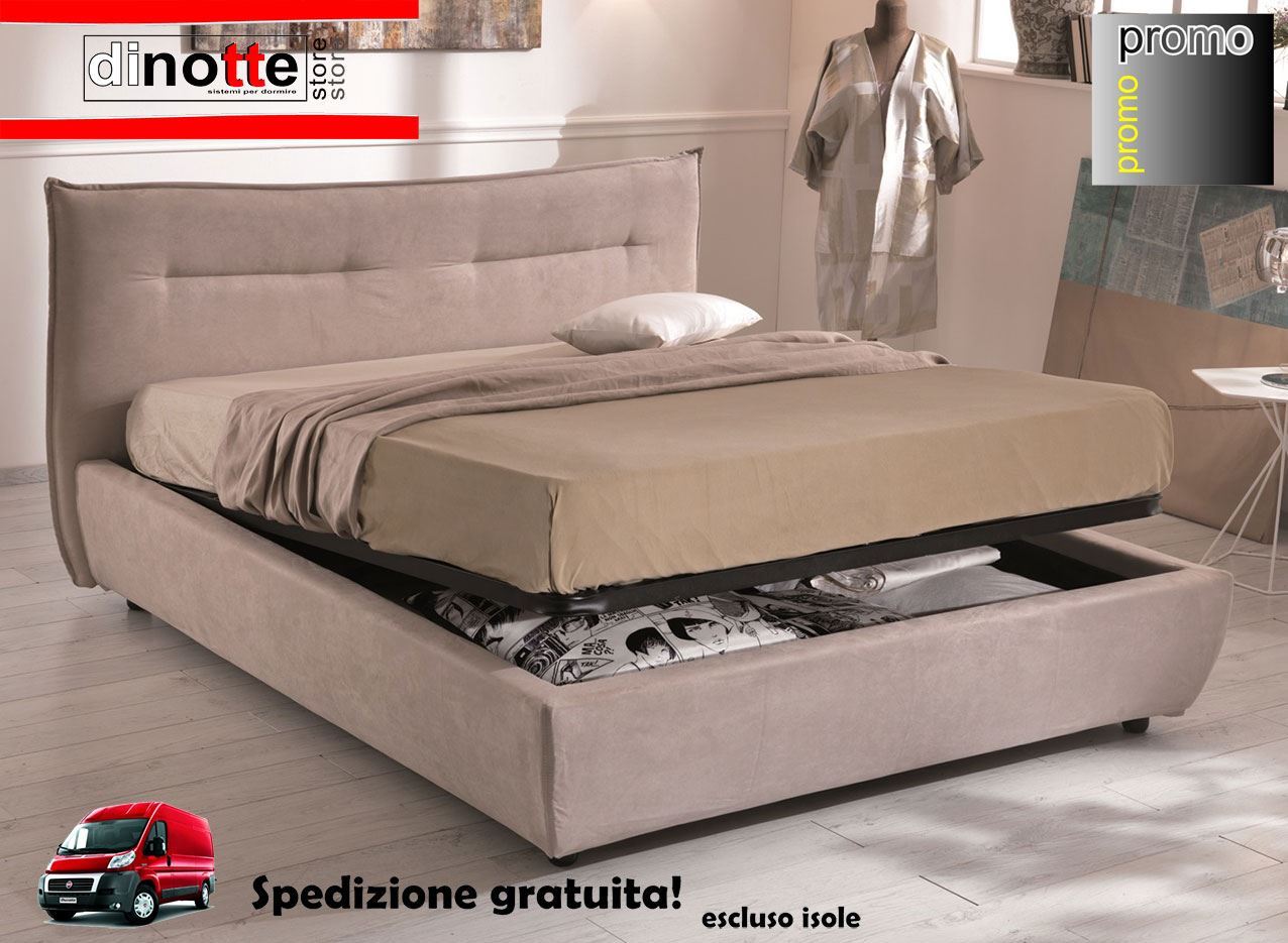 Di Notte Store. LETTO MATRIMONIALE IMBOTTITO CARMEN CONTENITORE RE/150 Di Notte Store. LETTO MATRIMONIALE IMBOTTITO CARMEN CONTENITORE RE/150
