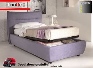 Di Notte Store. LETTO SINGOLO IMBOTTITO CARMEN CONTENITORE RE/154 Di Notte Store. LETTO SINGOLO IMBOTTITO CARMEN CONTENITORE RE/154