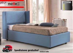 Di Notte Store. LETTO SINGOLO IMBOTTITO NICOLE CON RETE KIT RE/145 Di Notte Store. LETTO SINGOLO IMBOTTITO NICOLE CON RETE KIT RE/145