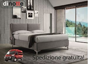 Immagine di LETTO IMBOTTITO MATRIMONIALE CLIZIA