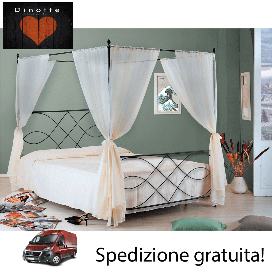 Tidyard Struttura Letto a Baldacchino in Metallo Bianco,Letto Ospiti,Struttura Letto Matrinoniale,Struttura Letto Singolo,Letto in Metallo,Letto con Tetto 90x200/120x200/140x200/160 cm 