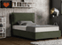 Immagine di Letto Imbottito In Ecopelle Contenitore Matrimoniale MERAVIGLIA Colori A Scelta