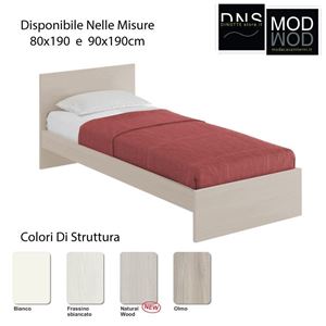 Immagine di LETTO SINGOLO SM4400  GIROLETTO BASE Con Rete/Cassetto Estraibile