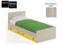 Immagine di LETTO SINGOLO SM4401  SEMPLICE Con Rete/Cassetto Estraibile