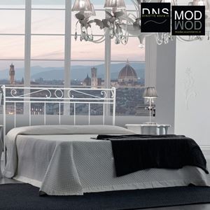 Immagine di Letto In Ferro Battuto Una Piazza E Mezza Ales LEONARDO 2 Colori A Scelta