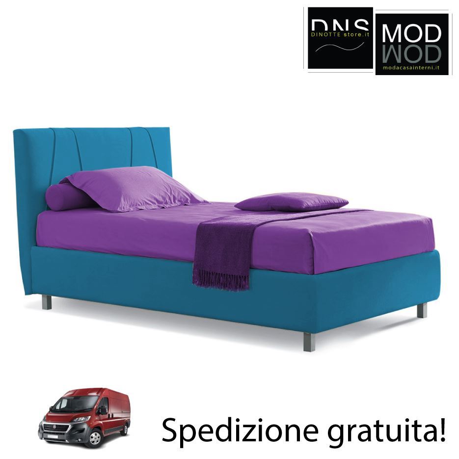 Di Notte Store. LETTO IMBOTTITO FATIMA UNA PIAZZA E MEZZA MADE IN ITALY