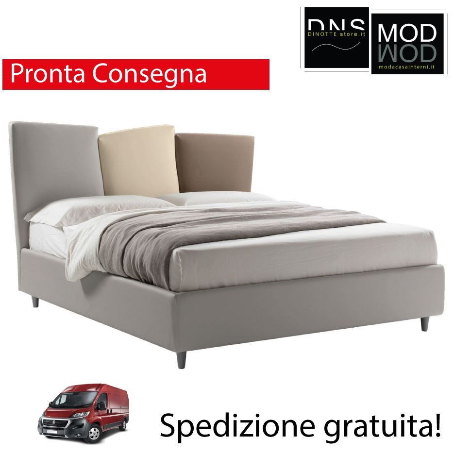 Di Notte Store Letto Imbottito Matrimoniale Sfoderabile Viola