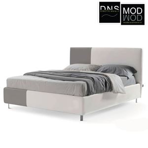 Immagine di LETTO CONTENITORE IMBOTTITO MATRIMONIALE EDDA