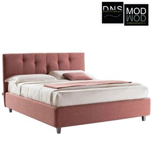 Immagine di LETTO CONTENITORE IMBOTTITO MATRIMONIALE ENRICA