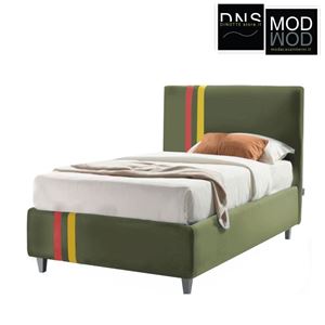 Immagine di LETTO CONTENITORE IMBOTTITO SINGOLO FANNY