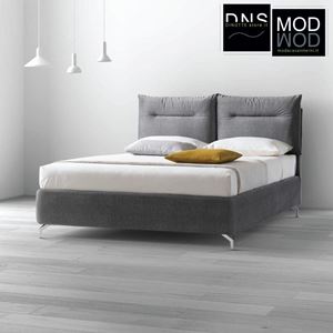 Immagine di Letto Imbottito Stilfar MARELLA Matrimoniale Personalizzabile Vari Colori e Tessuti cat. E a Scelta
