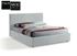 Immagine di Letto Matrimoniale Stilfar DolceInterni Imbottito Contenitore IRIS Rivestimento Personalizzabile