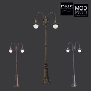 Immagine di Lampada a terra da Esterno Ideal Lux CIMA in alluminio e diffusore in acrilico vari colori