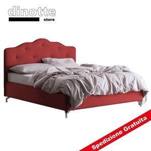 Immagine di Letto Matrimoniale Imbottito BARBARA BOTTONI  tessuti a scelta