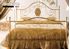 Immagine di Letto In Ferro Battuto Matrimoniale A Baldacchino LORY Avorio Antiquariato Con Teli