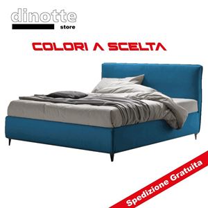 Immagine di Letto Matrimoniale Imbottito Emma con tessuti a scelta