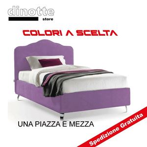 Immagine di LETTO CONTENITORE IMBOTTITO UNA PIAZZA E MEZZA BARBARA