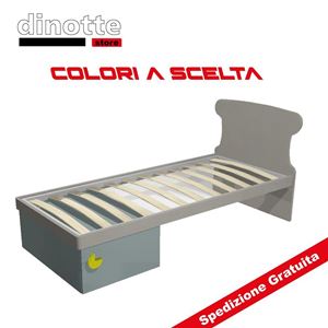 Immagine di LETTO LUNA COLOR 4481 COLORI A SCELTA