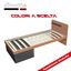 Immagine di LETTO LUNA COLOR 4483 COLORI A SCELTA