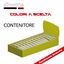 Immagine di LETTO SINGOLO CONTENITORE IN LEGNO FUNGO ART.4506 VARI COLORI