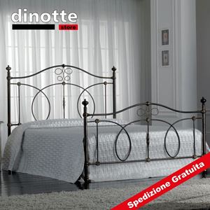 Immagine di Letto matrimoniale in ferro battuto GIADA