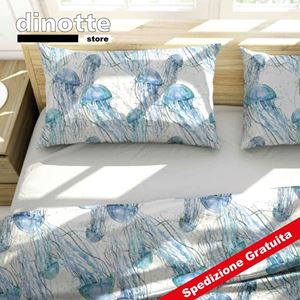 Immagine di COMPLETO LENZUOLA COTONE MATRIMONIALE JELLY