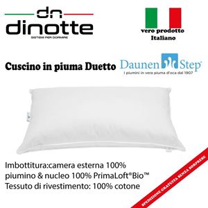 Immagine di Coppia cuscini in piuma Cuscino Duetto con PrimaLoft®Bio™ Comfort