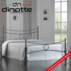 Immagine di Letto In Ferro Battuto Matrimoniale CONCA finiture a scelta