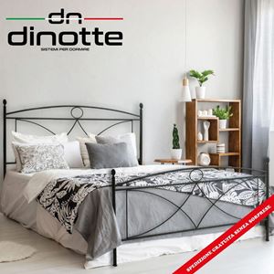 Immagine di Letto In Ferro Battuto Matrimoniale ALICE  finiture a scelta